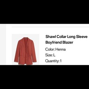 Express Boyfriend blazer Size L